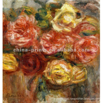 Impression Art Canvas Printing Flower Oil Painting